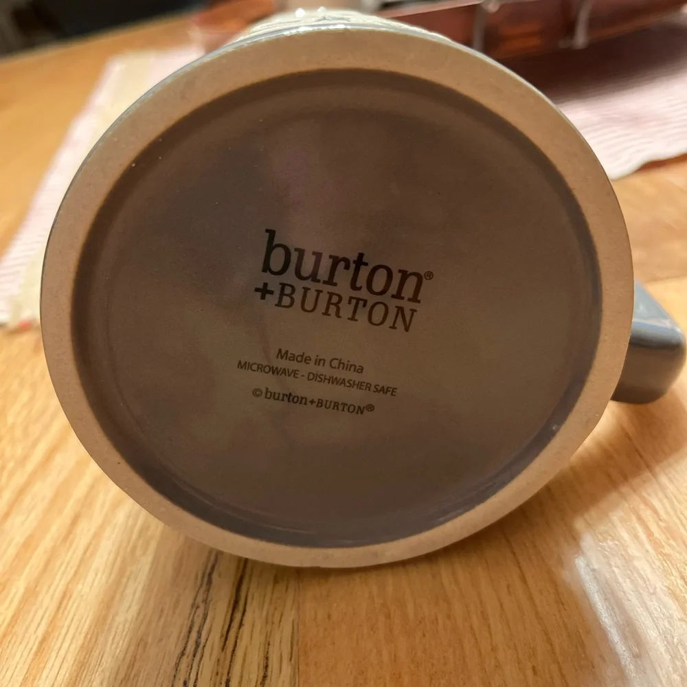 Burton Western Ceramic Coffee Mug in Brown and Tan